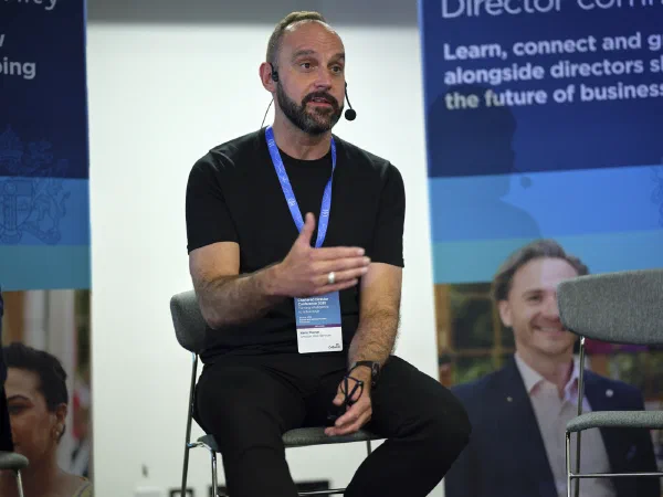 Mario Thomas speaking at the IoD Chartered Director Conference 2026
