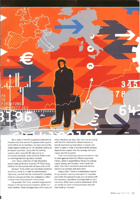 Scan of page 2 of the IoD News