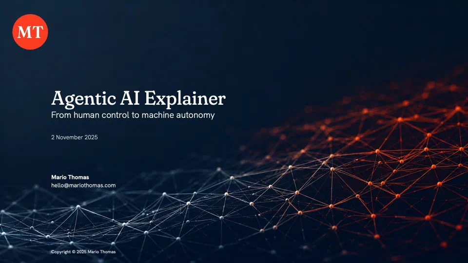 Agentic AI Explained: From Human Control to Machine Autonomy
